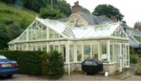 Large conservatory on Country House in The Peak District